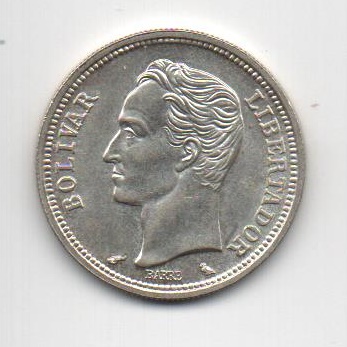 VENEZUELA DEL AÑO 1965 DE 1 BOLIVAR